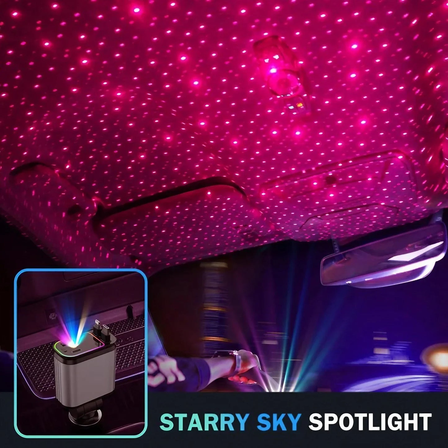 4 in 1 Retractable Car Charger